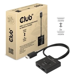 Αξεσουάρ Εικόνας Club 3D HDMI Switch 2-in-1 bidirectional 8K60Hz/4K120Hz UHD
