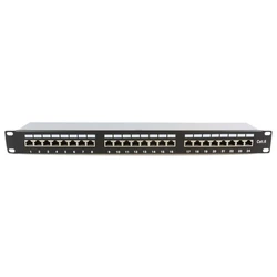 MicroConnect Πάνελ Δικτύου 19 FTP Cat6 24 Θυρών Krone IDC Μαύρο