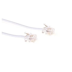 Network Cables MicroConnect ModularCable RJ11 6P 4C 1m White