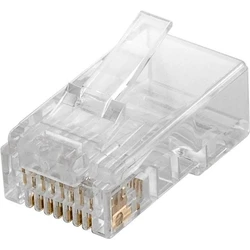 MicroConnect Network Cables Modular Plug CAT5e Plug 8P8C Unshielded 10pcs in one bag