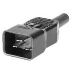 Metatropeis Antaptoras Netceed IEC Power Adaptor C20 Plug C20 Socket Straight Black