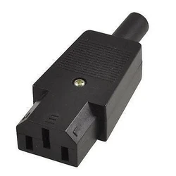 Metatropeis Antaptores IEC Power Adaptor C13 Plug C13 Socket Straight Black