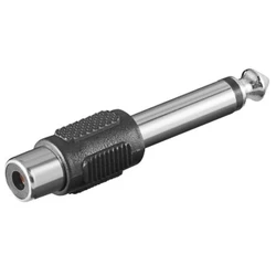 Microconnect Μετατροπείς Αντάπτορες Adapter 6.3mm RCA M F Mono