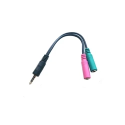 MicroConnect Μετατροπείς - Αντάπτορες Adapter 3.5mm - 2x3.5mm M-F Audio Headset Adaptercable