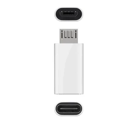 Αντάπτορας USB 2.0 Micro-B σε USB-C λευκός