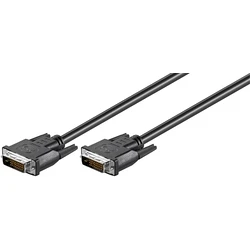 MicroConnect DVI D 24 1 pin 2m M M Black Full HD 1080p Dual Link Cable