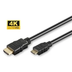MicroConnect Metatropis - Antaptοres 4K HDMI A-C Cable 1m Gold Plated Connector
