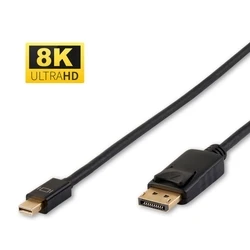 Microconnect Metatropis Antaptoras Cable 8K Mini DisplayPort to DisplayPort 1m