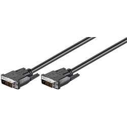 Adapters Full HD DVI D Cable 1 meter DVI D 18 1 pin M M Black