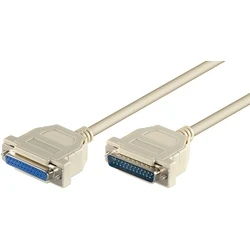 MicroConnect Μετατροπείς Αντάπτορες D SUB IEEE 1284 25 pin M F σειριακό καλώδιο round MODGR3