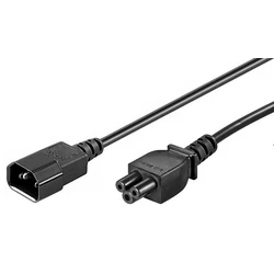 Microconnect Adapters and Converters Power Cord C5 C14 1m Black