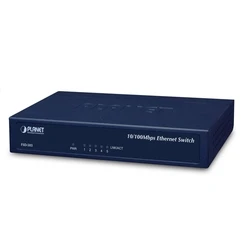 PLANET Διακόπτης Fast Ethernet Metal 5 Θυρών FSD 503