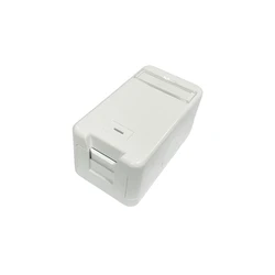 Network Cables Surface mount box for 1 x RJ45 jack
