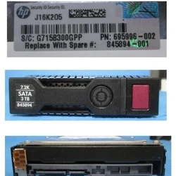 HPE Σκληροί Δίσκοι HDD 3TB 6G 7.2K 3.5 SATA MDL SC