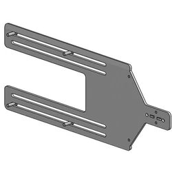 Ergonomic Solutions Βάσεις Οθόνης Υπολογιστή Kiosk straight bracket Portrait 22 to 15 BLACK
