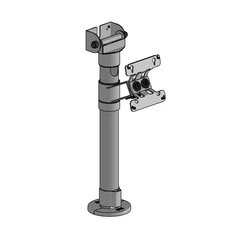Ergonomic Solutions Βάσεις Οθόνης Υπολογιστή 400 mm pole with Top Mount for Micros customer display