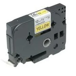 Brother Tape Black on Yellow TZ631