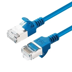 Network Cables CAT6A U FTP Slim LSZH 0 25m Blue