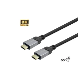 Generic Μετατροπείς Αντάπτορες USB C to USB C Cable 5m 20 Gbps