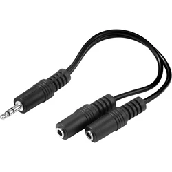 Sandberg Μετατροπέας MiniJack Splitter 1 σε 2