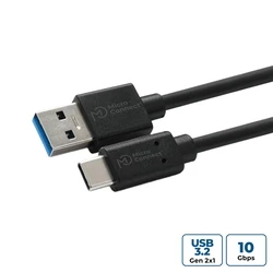 USB C to A 3.2 Gen 2 Cable 1m USB C Gen1 to USB 3.0 A Black