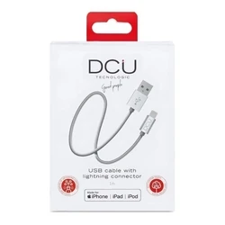 Καλώδιο USB Lightning iPhone DCU Ασημί 1 m