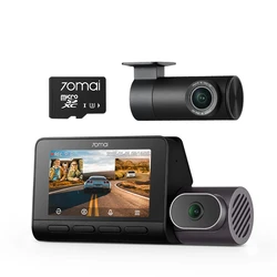 70mai T800 Σετ Κάμερα DVR Αυτοκινήτου Dual 4K + Πίσω 1080P, 3-Channel, IMX678, AI Parking Guardian, 128GB