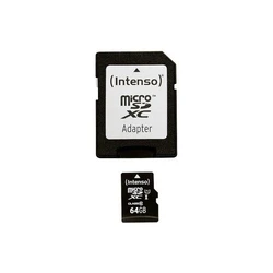 Κάρτα Μνήμης microSDXC 64GB Intenso 10/45 UHS-I