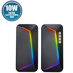 Ηχεία Υπολογιστή Sonic Gear RGB Bluetooth 5.0 Stereo SYSTEM 2.0 iOX 2