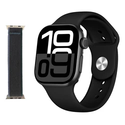 INTIME smartwatch A10 Pro με 2x λουράκια heart rate AMOLED IP65 μαύρο