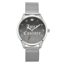 Γυναικείο Ρολόι Juicy Couture Jc1279Bksv (35 mm) Μεταλλικό Μπρασελέ Ασημί