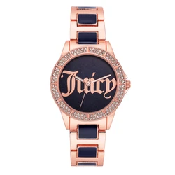 Γυναικείο Ρολόι Juicy Couture Jc1308Nvrg (36 mm) Μεταλλικό Μπρασελέ Ροζ