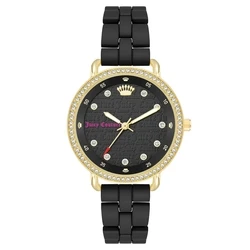 Γυναικείο Ρολόι Juicy Couture Jc1310Gpbk (36 mm) Μεταλλικό Μπρασελέ Μαύρο