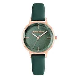 Γυναικείο Ρολόι Juicy Couture Jc1326Rggn (34 mm) Δερμάτινο Λουράκι Πράσινο