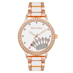 Γυναικείο Ρολόι Juicy Couture Jc1334Rgwt (38 mm) Μεταλλικό Μπρασελέ Ροζ
