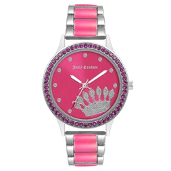 Γυναικείο Ρολόι Juicy Couture Jc1335Svhp (38 mm) Μεταλλικό Μπρασελέ Πολύχρωμο