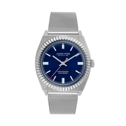 Ανδρικό Ρολόι Jason Hyde Jh10005 (40mm) Μεταλλικό Μπρασελέ Ασημί