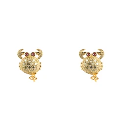 Γυναικείο Σκουλαρίκια Lancaster Jla-Ear-Crab6 (1,2Mm) από Ασήμι Gold