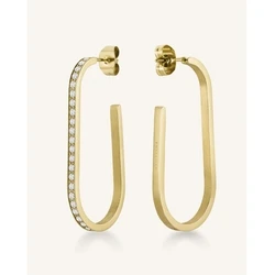 Γυναικεία Σκουλαρίκια Rosefield Jlhscg-J254 (2cm) από Ατσάλι Golden