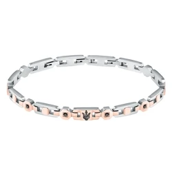 Ανδρικό Βραχιόλι Maserati Jm423Avd16 (21,5cm) από Ατσάλι Multicolored
