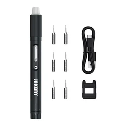 Ηλεκτρικό Κατσαβίδι Jakemy JM-Y05 με LED φακό, 3 λειτουργίες, 6 μύτες