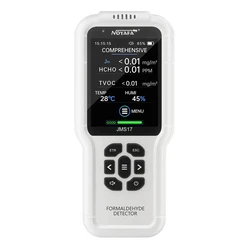 Ψηφιακός Μετρητής Noyafa Περιβάλλοντος Jms17, 4 σε 1, Επαναφορτιζόμενος