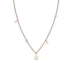 Γυναικείο Κολιέ Rosefield Jsdnr-J055 (40-45cm) από Ατσάλι Pink