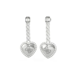 Γυναικεία Σκουλαρίκια Guess Jube01071Jwrh από Ατσάλι Silver
