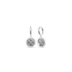 Γυναικεία Σκουλαρίκια Guess Jube058Jwrhtu (2cm) από Ατσάλι Grey