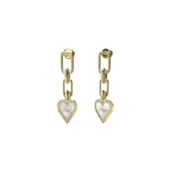 Γυναικεία Σκουλαρίκια Guess Jube03236Jwyg (2cm) από Ατσάλι Golden