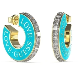 Guess Σκουλαρίκια από Ατσάλι Μπλε (JUBE04083JW)