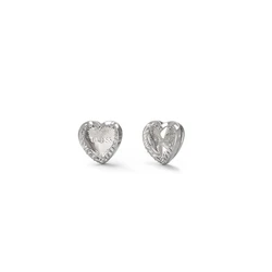 Γυναικεία Σκουλαρίκια Guess Jube04609Jwrh (1cm) από Ατσάλι Grey