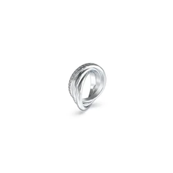 Γυναικείο Δαχτυλίδι Guess Jur04067Jwrh (54) από Ατσάλι Grey
