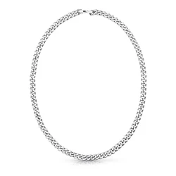 GUESS Ανδρικό Βραχιόλι JUMN01347JWST (54 cm) - Ανοξείδωτο Ατσάλι, Γκρι
